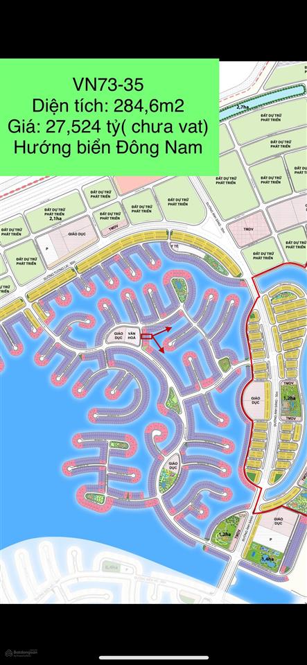 Biệt thự song lập 189m2 giá 19,2 tỷ. giá rẻ nhất thị trường. có biển sau nhà.