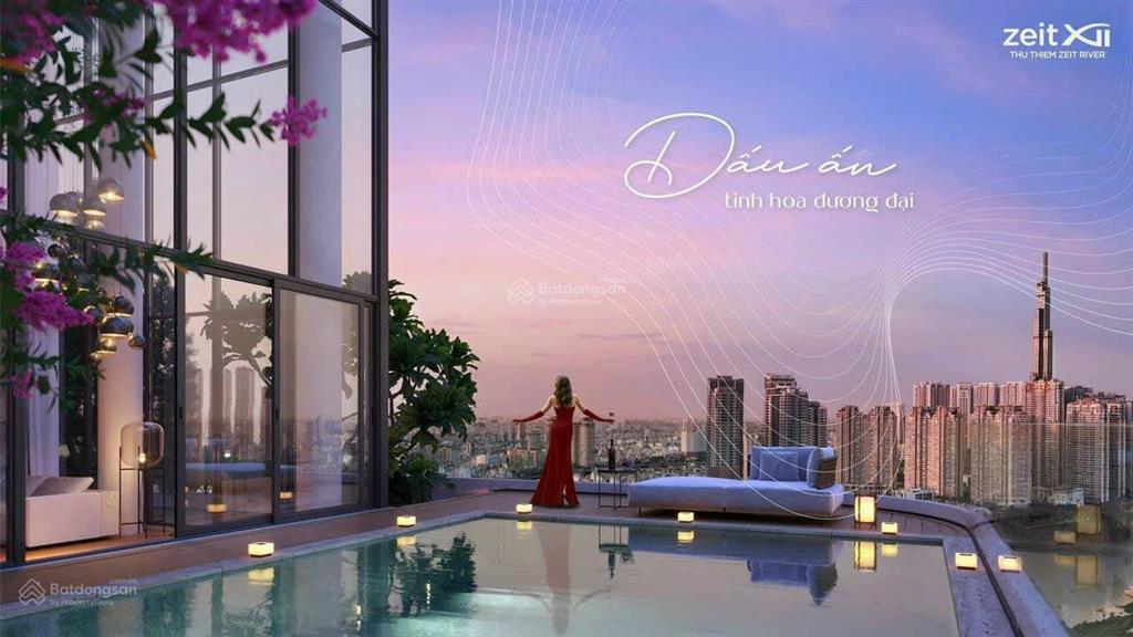 Siêu phẩm duplex  zeit river thủ thiêm view sông sg bitexco q1 và l81 dt 183m2