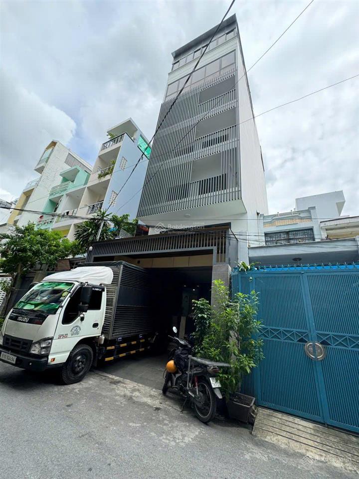 Bán tòa nhà căn hộ dịch vu đường tô hiến thành q10, dt 5.9x20 hầm 6 tầng st, hd thuê khoán 90tr/th