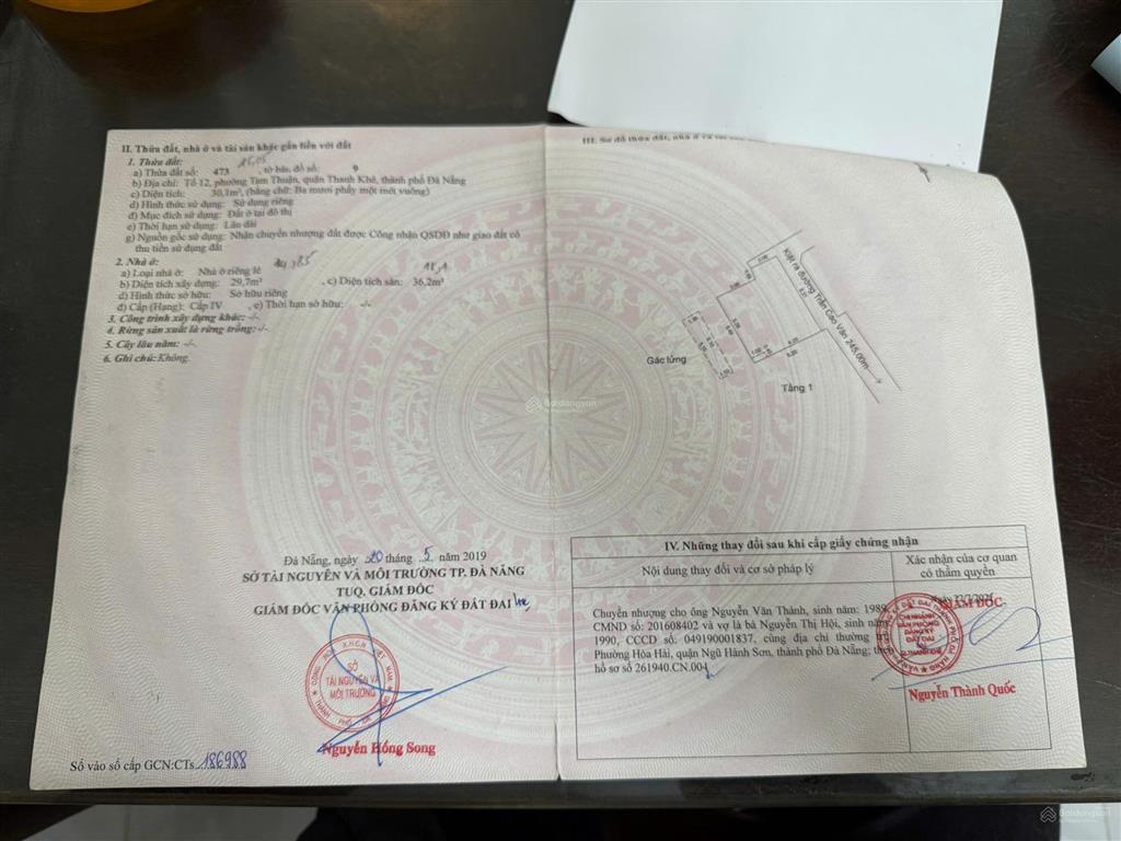 Bán nhà 2 tầng trần cao vân  thanh khê full nội thất chỉ việc vào ở 2pn