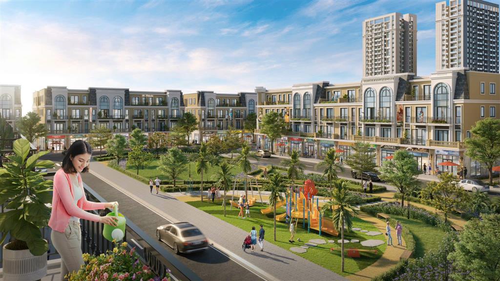 Bán căn liền kề góc xẻ khe dãy hoàng gia 2 view công viên dự án golden point, kiến an, hải phòng.