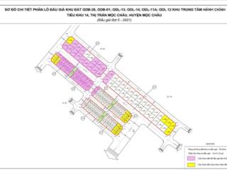 Cần bán đất phân lô ở tiểu khu 14 thị trấn mộc châu  diện tích 117,2m2  mt 7,5m giá 2,3 tỷ