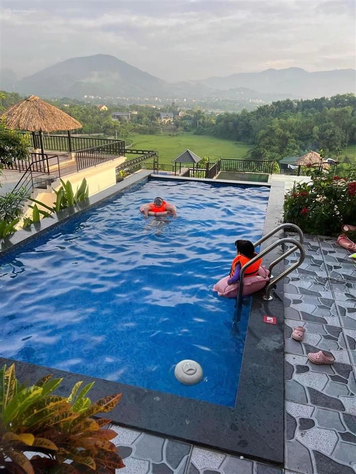 Chỉ 5.6 tỷ sở hữu ngày căn biệt thự 2 tầng có bể bơi riêng tại sun village hòa bình