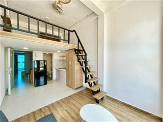 Căn hộ có gác full nội thất, điện biên phủ, bình thạnh, gần ngã 4 hàng xanh, đại học uef, hutech