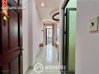 Căn hộ 30m2 ban công, full nội thất, thang máy, hẻm ô tô gần vòng xoay cống quỳnh, nguyễn trãi q1