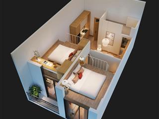 Cho thuê căn hộ 2 phòng ngủ full nội thất  chỉ xách vali đến ở!