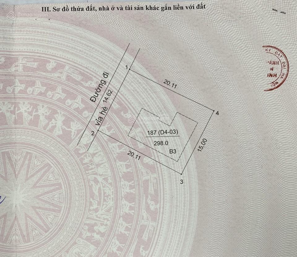 Chính chủ bán gấp căn biệt thự 298 m2 sang trọng sẵn ở tại kđt hà phong  mê linh, sẵn ở ,