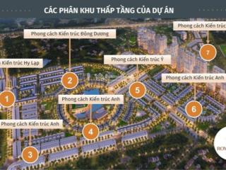 Liền kề 100m2 view vườn hoa, kđt hinode royal park kim chung  di trạch, giá 16,5 tỷ