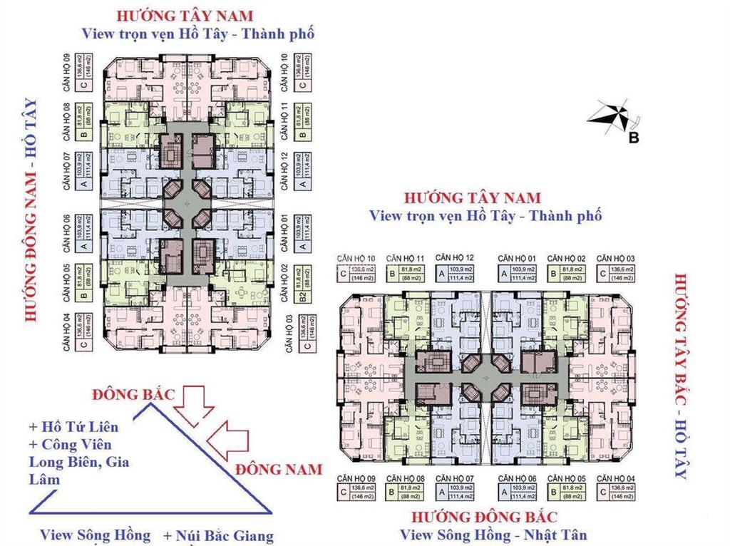 Đón đầu hạ tầng tây hồ bán căn hộ cao cấp 234m2 d'. le roi soleil tầm nhìn triệu đô. 0914 772 ***