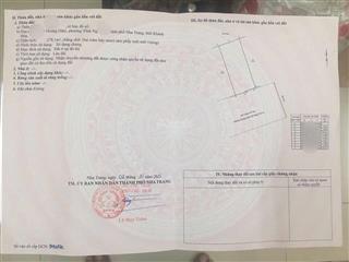Bán đất đường hoàng diệu 278m2 ngang 10m, phường vĩnh nguyên, nha trang