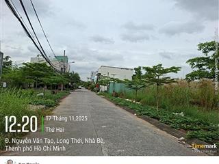 Cần bán đất thổ cư hẻm chính xe tải tránh nhau 126 nguyễn văn tạo