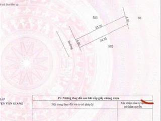 Chỉ 3xtr/m2 lô đất gần ngay sân vận động pvf, đan kim, liên nghĩa, văn giang, hưng yên
