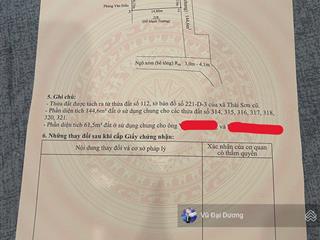 Bán đất 61,5m2 đường 3  4m ô tô vào tận cửa áng sơn, an lão, giá chỉ 600 triệu