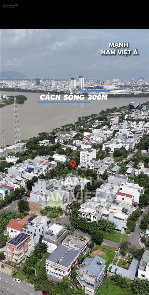 Bán lô góc 2mt đất xây cao tầng đường dương tử giang  đa phước 6 thuộc kđt nam việt á sát sông