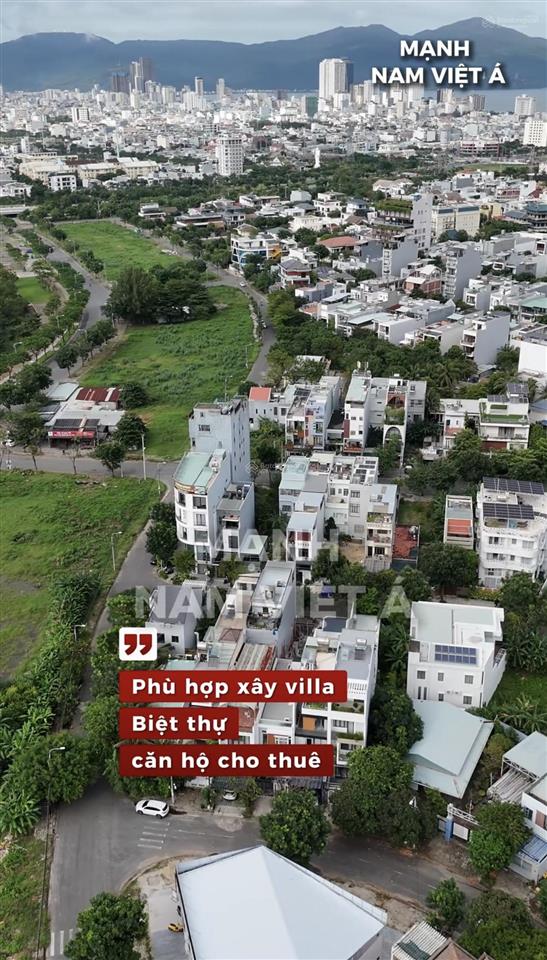 Bán đất tùng thiện vương  190m2, nam việt á đoạn giữa