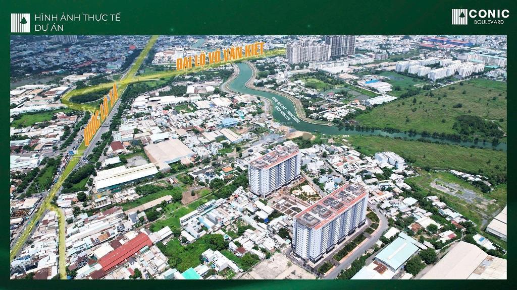 2pn 2wc 85m2 2,6 tỷ, cuối 2025 ra sổ nhà, conic boulevard bình chánh, ck 24%, vay 85%, tt 25% vào ở