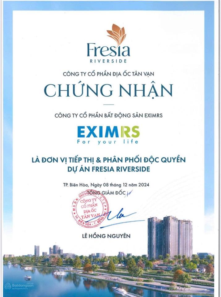 2pn 2wc 51,5m2 2,158 tỷ căn hộ fresia biên hòa ck 4%, vay 75%, tt 25% nhận nhà gần aeon mall, metro