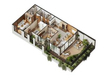 Đầu tư gd1 căn 3pn tại happy one sora, đường số 9, linh xuân, thủ đức, 49,9 triệu / m2, 110m2