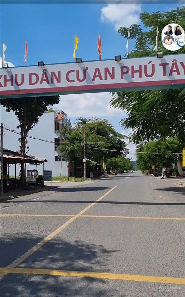 Chính chủ gửi nền kdc an phú tây, dt 100m2, giá 3 tỷ 8, lộ giới 20m