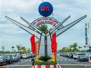 Cắt lỗ 400tr lô đất garden riverside, lock q, dt 100m2, shr