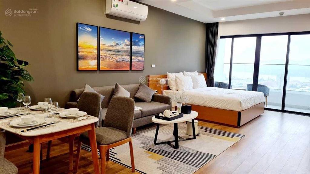 Kẹt tiền cần bán gấp căn 47m2 view tp, biển, tầng cao, hướng mát giá 1,295 tỷ full nội thất