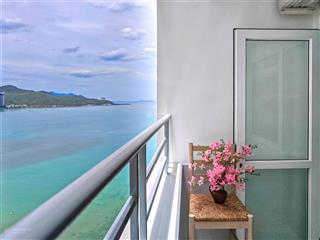 2,8 tỷ sở hữu căn hộ mới tầng 25 toà oc1b. full nội thất 59m2, 2 ngủ, 2wc. view xéo biển