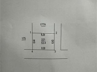 Chính chủ bán mảnh đất số 16 dãy a ngõ 18 ngô quyền, hà đông. diện tích 54m2