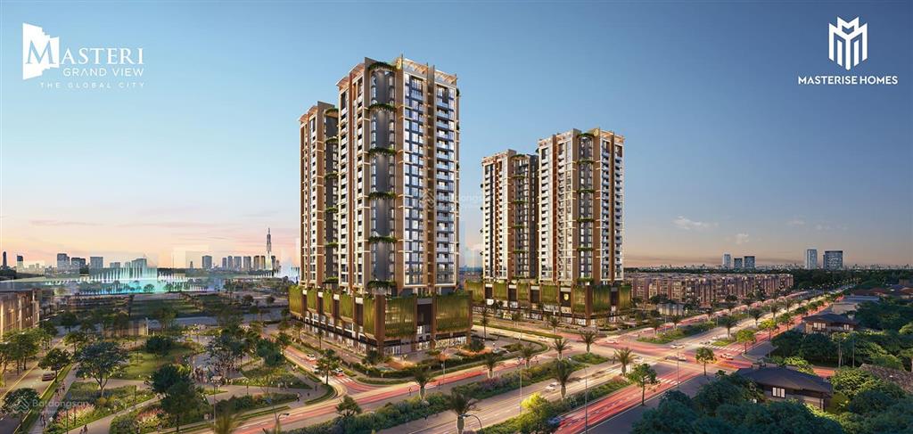 Căn hộ the global city 3pn 2wc căn góc hai mặt tiền, layout đẹp tầng trung giá chủ đầu tư