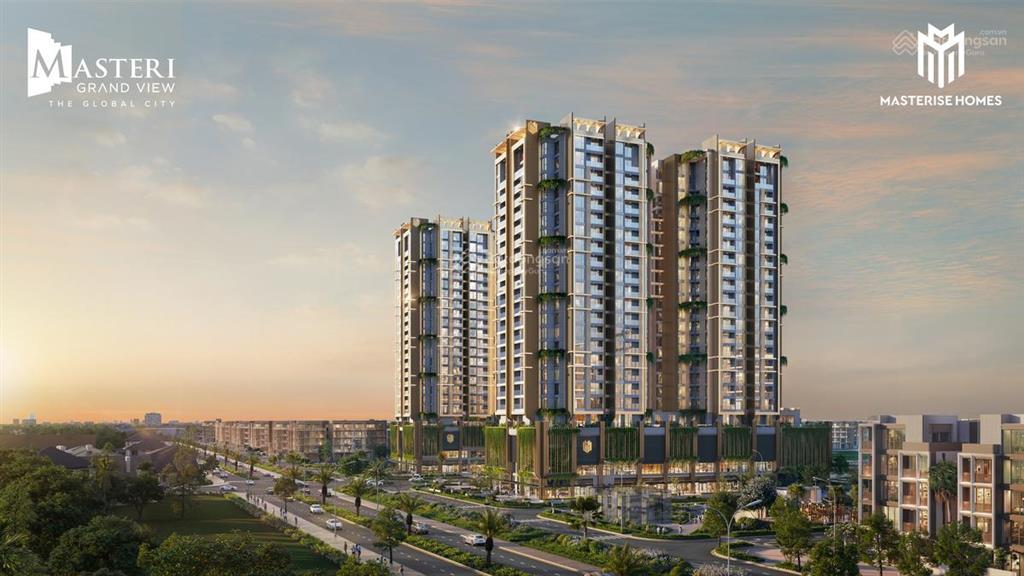 Căn hộ the global city 3pn 2wc căn góc hai mặt tiền, layout đẹp tầng trung giá chủ đầu tư