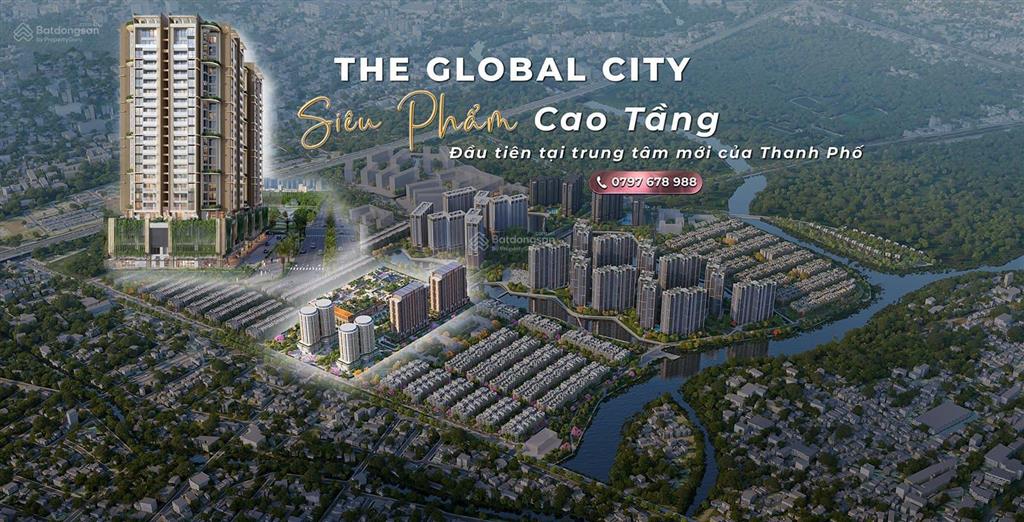 Căn hộ the global city 3pn 2wc căn góc hai mặt tiền, layout đẹp tầng trung giá chủ đầu tư