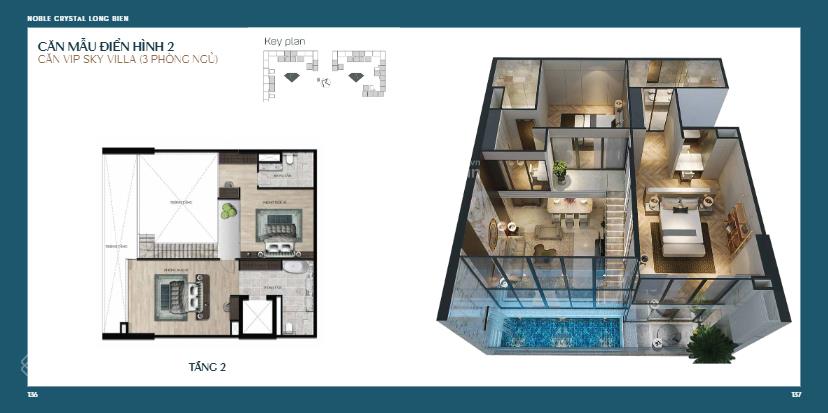 Trực tiếp cđt sky villa noble crystal lb cạnh vinhomes riverside giá từ 150tr/m2, ck 5%, vay 0%