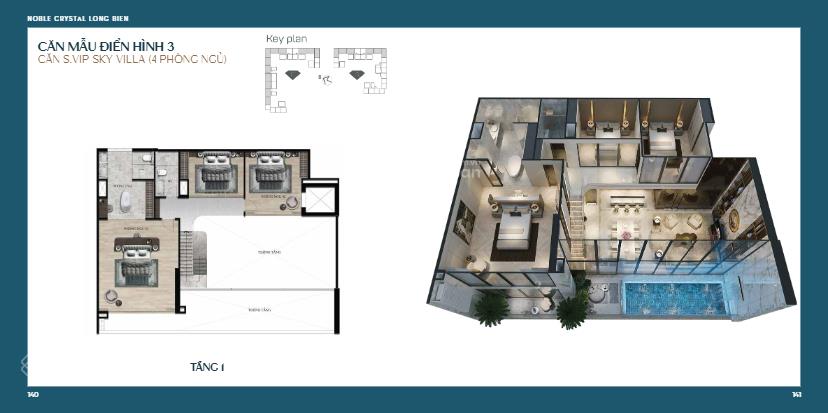 Trực tiếp cđt sky villa noble crystal lb cạnh vinhomes riverside giá từ 150tr/m2, ck 5%, vay 0%