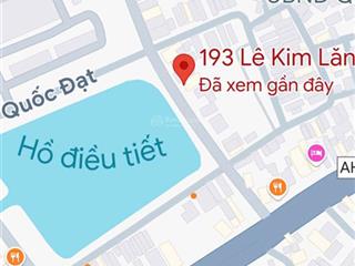 Bán đất biệt thự view hồ, đường lê kim lăng, 9,5 tỷ, 200m2, mặt tiền 10m, giá siêu hời, view đẹp