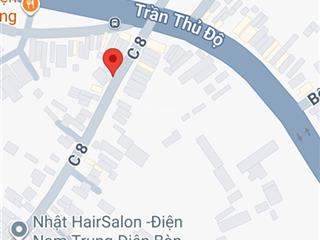 Bán đất 107m2 tại trần phú (c8), điện nam trung, điện bàn, quảng nam, 2,2 tỷ