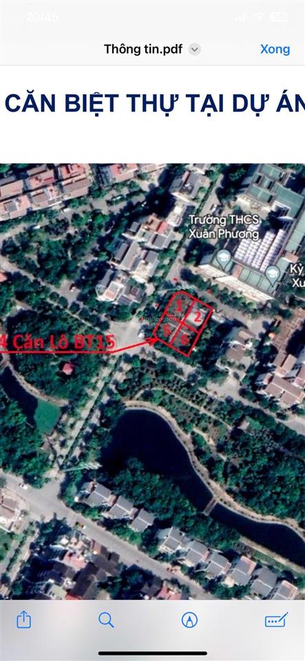 Bán biệt thự đơn lập khu đô thị foresa  tasco xuân phương, giá rẻ,  0943 926 ***