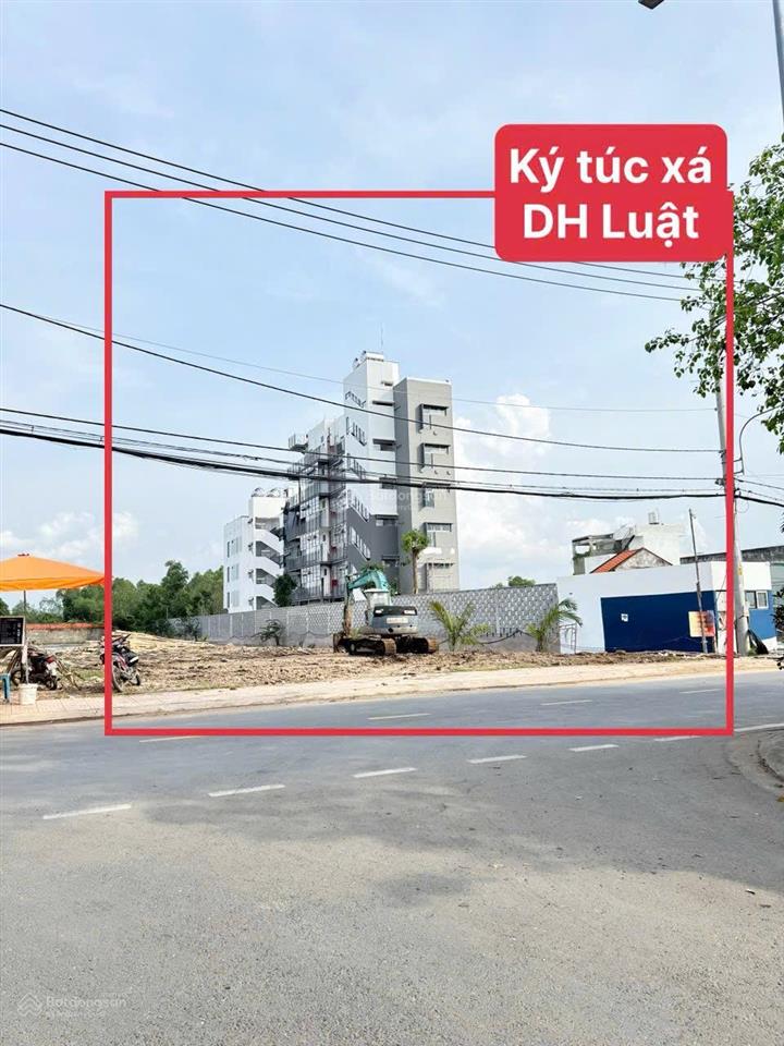 Bán lô đất đối diện ký túc xá đại học luật, cụm uỷ ban phường, chợ long phước vị trí cực đẹp