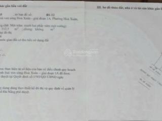 Bán nhanh cặp đất đường ngô huy diễn hoà xuân b1.12 lô 4x,4x giá 15ty5.  0932 558 ***
