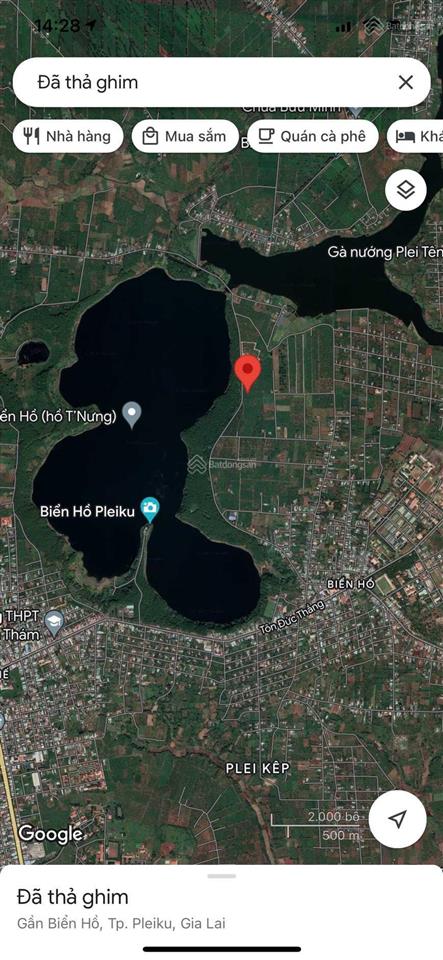 Cần bán lô đất mt đường phó đức chính, xã biển hồ  0866 797 ***
