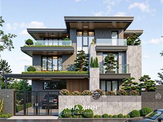 Villa sân vườn khu compound trần não. dt 15x18 cn.270 m2. sổ hồng hoàn công. h.đông nam. giá 40 tỷ