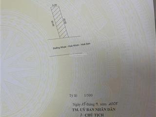 Bán đất đường 7m5 gần dh2  hoà nhơn  đà nẵng. gần uỷ ban xã bà nà