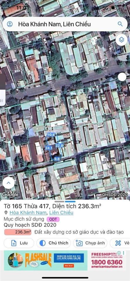 Bán lô đất kiệt 5m  33 nam cao  gần đại học sư phạm  đà nẵng