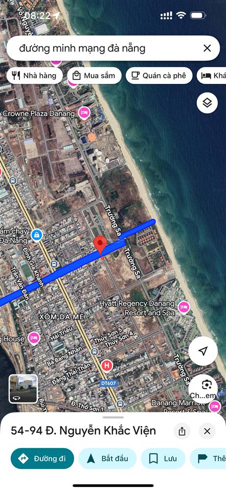 Bán cặp đất 2 mặt tiền minh mạng khu saphia sát trường sa .