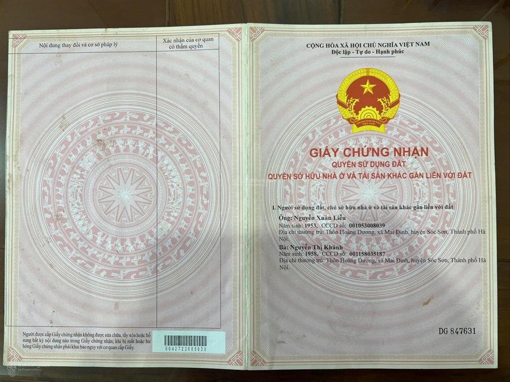 Bán 96,6m2 đất bìa làng thôn hoàng dương, đường rộng 8m. quy hoạch mở rộng đường lên đến 17m