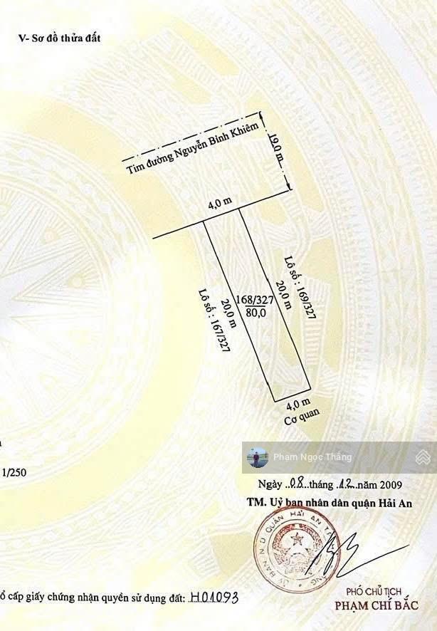 Bán 3 lô liền kề 240m2 mặt đường nguyễn bỉnh khiêm hải phòng 0968 005 *** #tpt