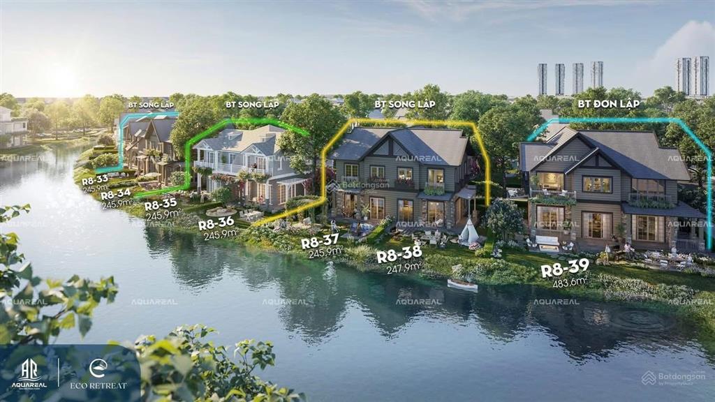 Chuyển nhượng căn biệt thự đảo song lập eco retreat long an