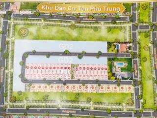 Kdc tân phú trung mở bán 17 lô siêu đẹp, chiết khấu cao, có sổ hồng riêng