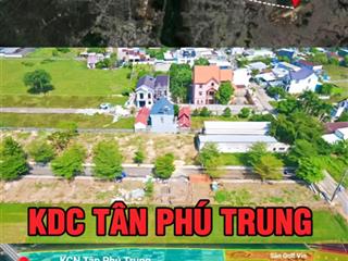 Kdc tân phú trung liền kề vinpearl củ chi, kcn tân phú trung, sổ hồng riêng, 1,95 tỷ