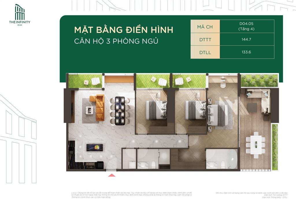 Mở bán đợt 1 the infinity dĩ an 1pn 44m2 giá 1,7 tỷ. liền kề vincom, tiềm năng tăng giá cao