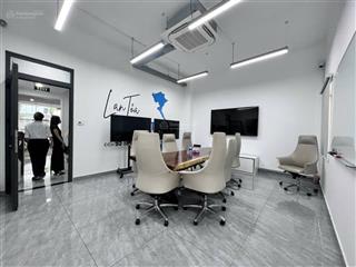 Văn phòng cho thuê saritown sala 450m2 sử dụng, giá 120tr, hầm riêng, trệt 4 lầu có tm, máy lạnh