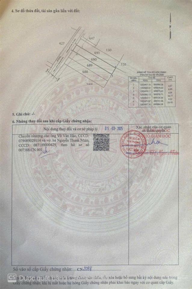 Bán đất 556 m2 xuân thới sơn hóc môn. mặt tiền đường lớn cách ủy ban xã 5 phút.